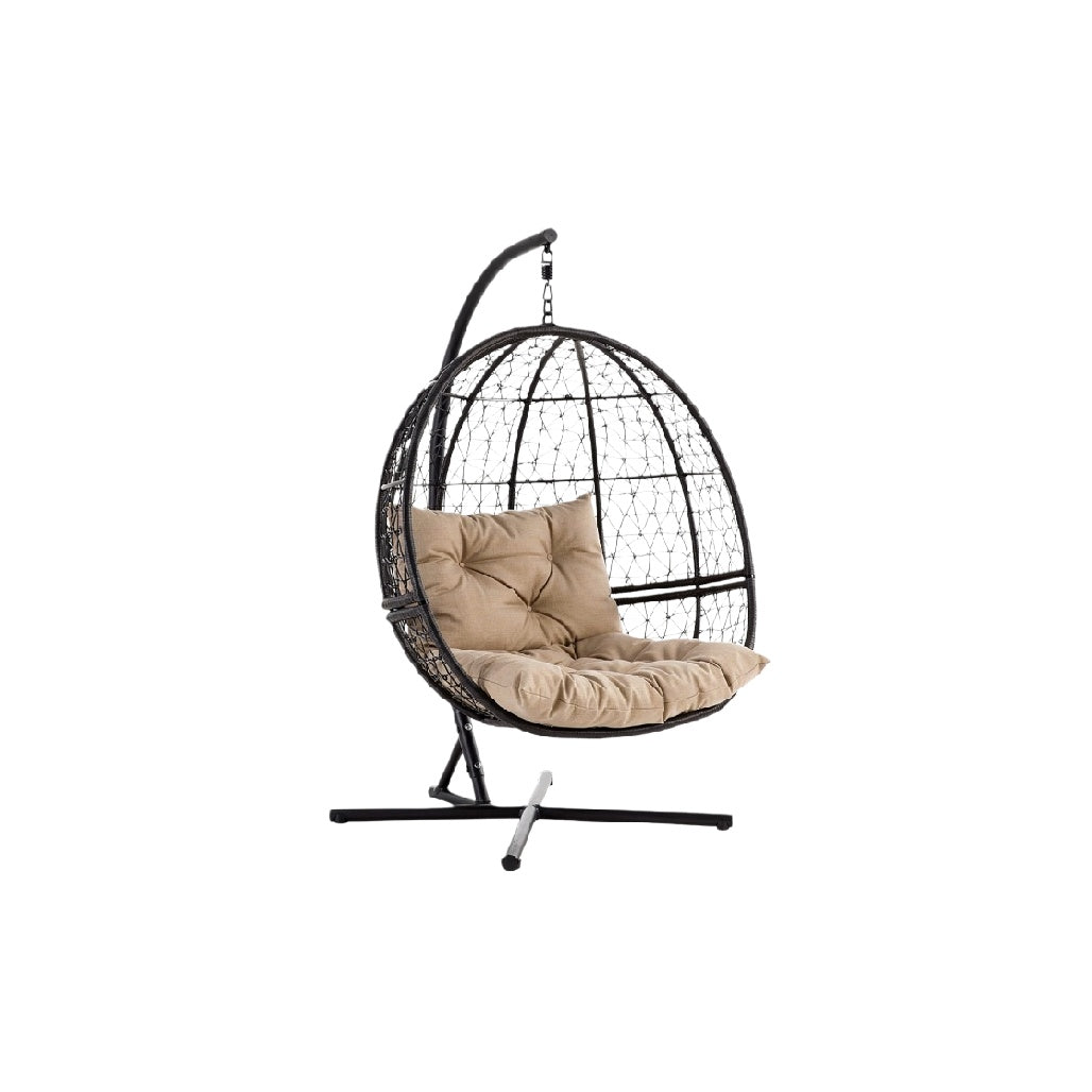 **Fotel wiszący z poduszką – nowoczesny design i komfort**