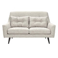 **Sofa dwuczęściowy o nowoczesnym designie z poduszkami**