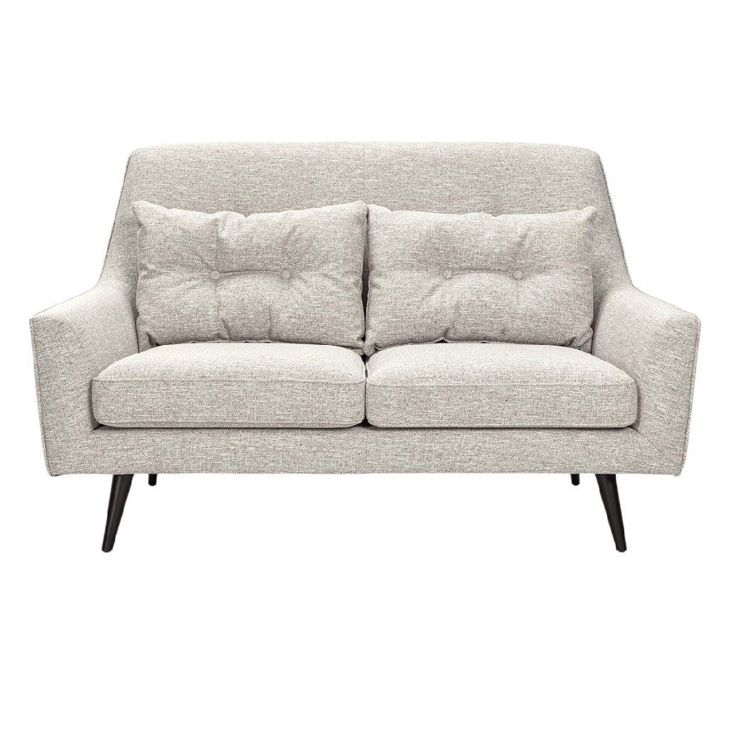 **Sofa dwuczęściowy o nowoczesnym designie z poduszkami**